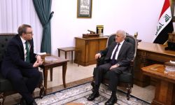 رئيس الجمهورية والسفير التركي يبحثان الوضع الإقليمي والعدوان الصهيوني على فلسطين ولبنان